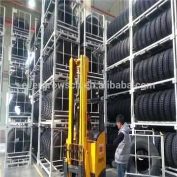 Warehouse Adjustable Foldable Metal Tire Racks