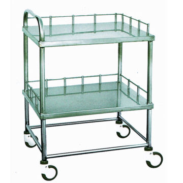 Stainless Steel Medication Trolley Cart