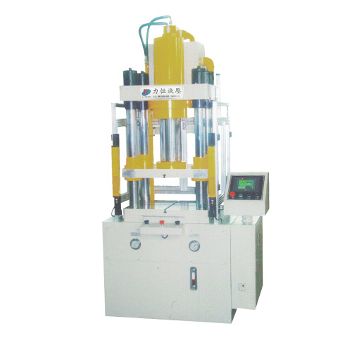 Hydraulic press for counterweight block
