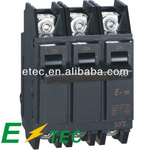 TQC type 100A Electric best quality circuit breaker mcb