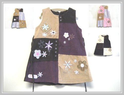 OEM Summer cotton Girls Medium Casual Dress Black & Brown Sleeveless Girls dress