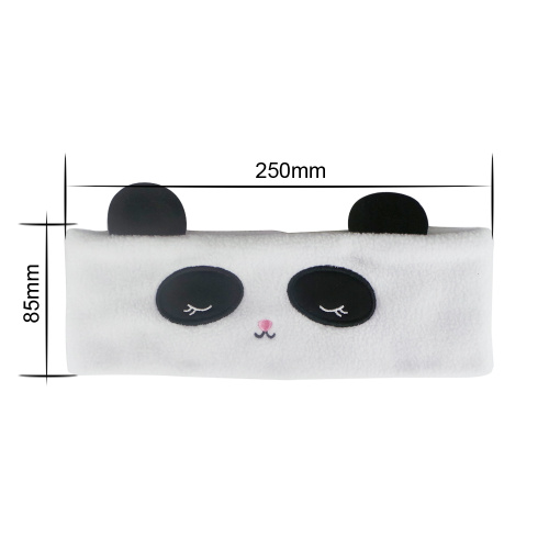 Panda Sleeping Headband Fone de ouvido com fio