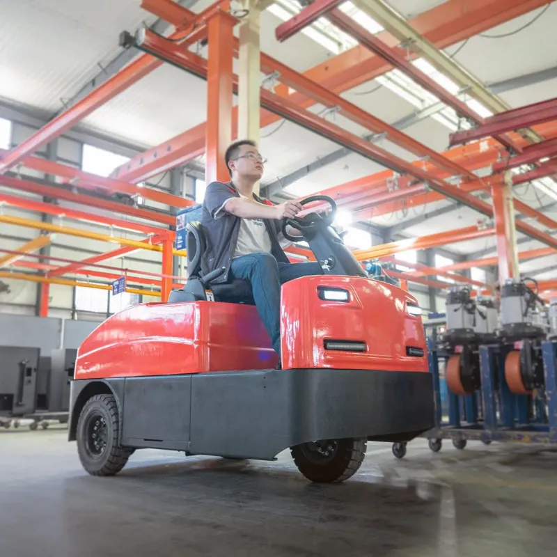 Heavy-Duty Electric Tow Tractor for AC Power Trailers