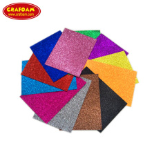 Shiny Gold A4 Goma EVA Foam Paper Sheets with Glitter Flash Plastic