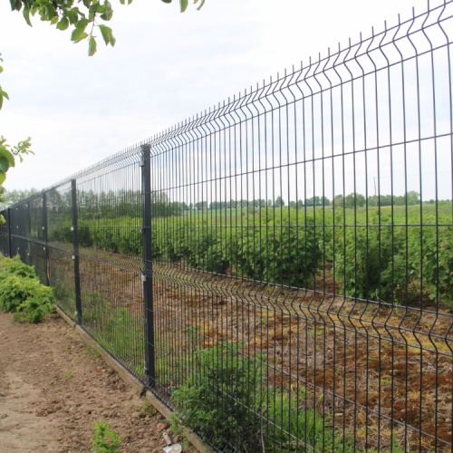 clôture de bordure de jardin pliée galvanisée