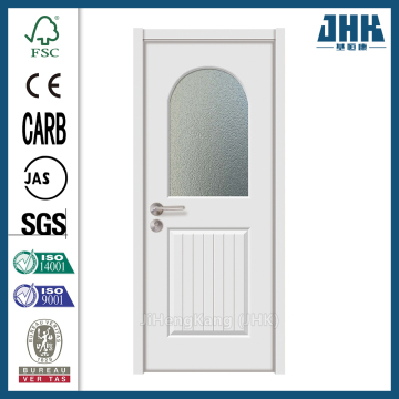 JHK Fancy Design Glass Exterior Single French Door
