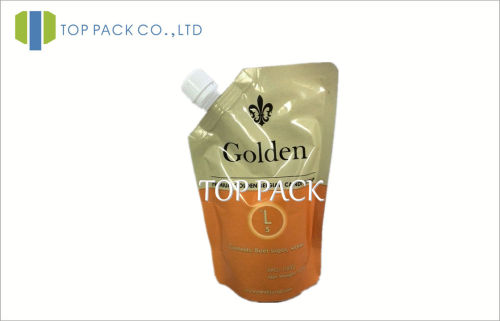 Aluminum Foil Stand Up Pouch With Spout , Fruit Juice Pouches 500ml / 250ml Customized