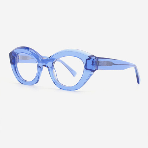 Bevel Cat Eye Acetate Female Optical Frames 23A3182