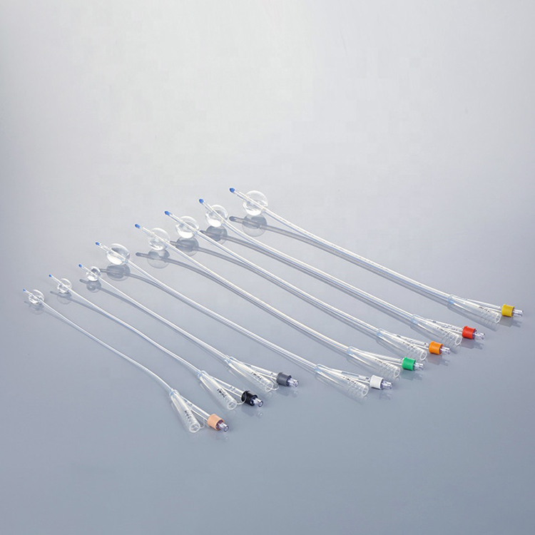 FR6 FR8 FR10 Silicone Foley Catheter