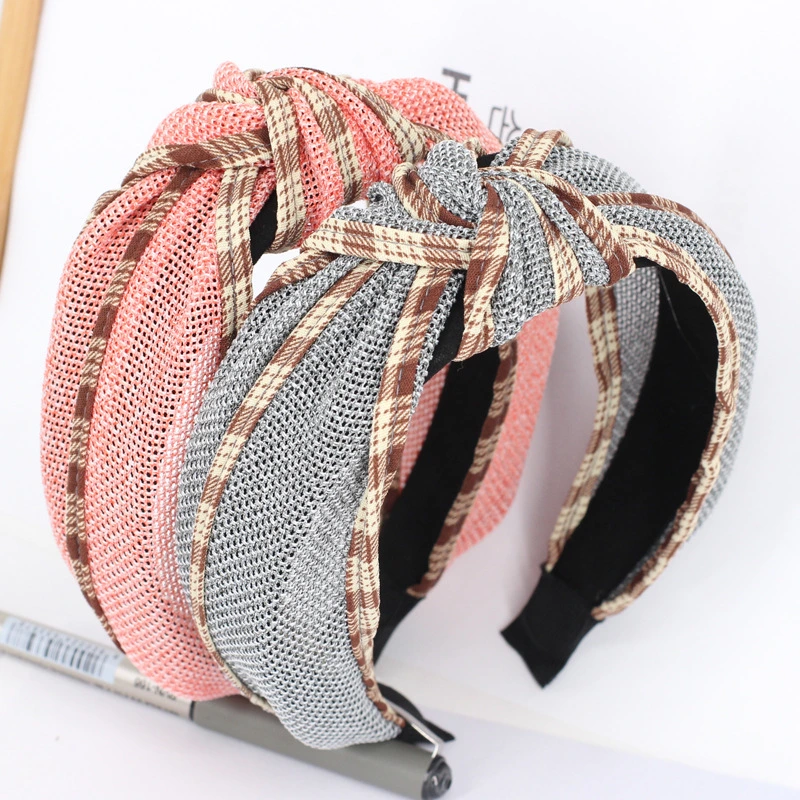 Fashion Hairband Designs Jewelry Hair Accessories Headband Bow Fancy Hairband for Women