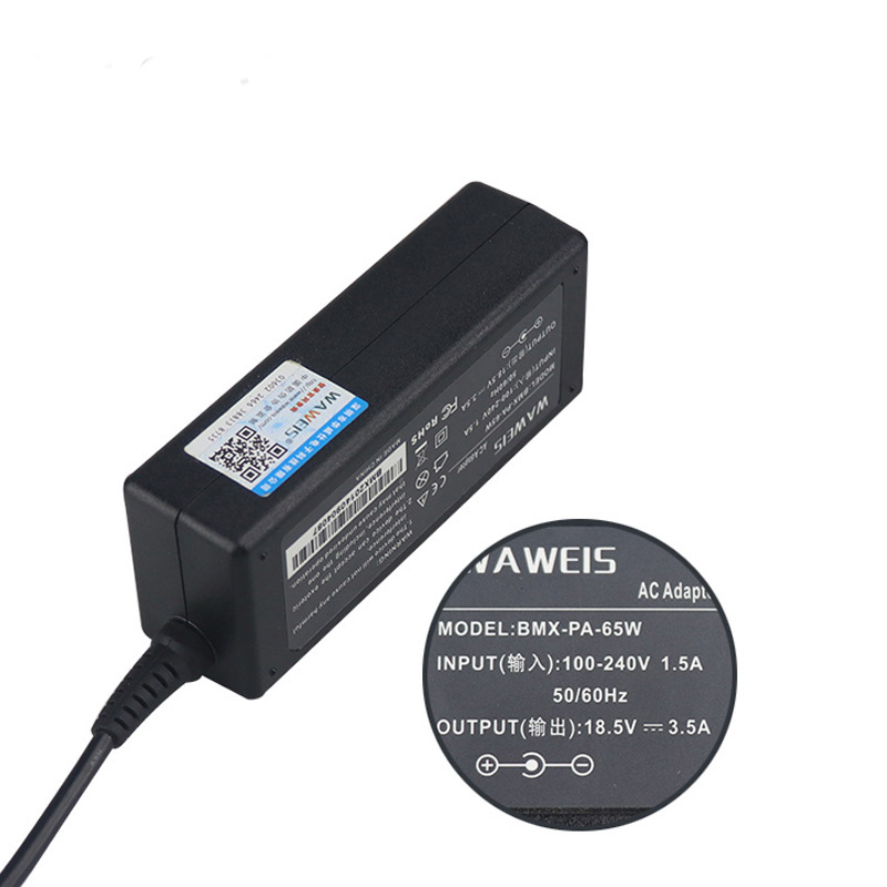 65w 18.5V 3.5A 7.4 * 5.0mm Adaptateur secteur chargeur de portable