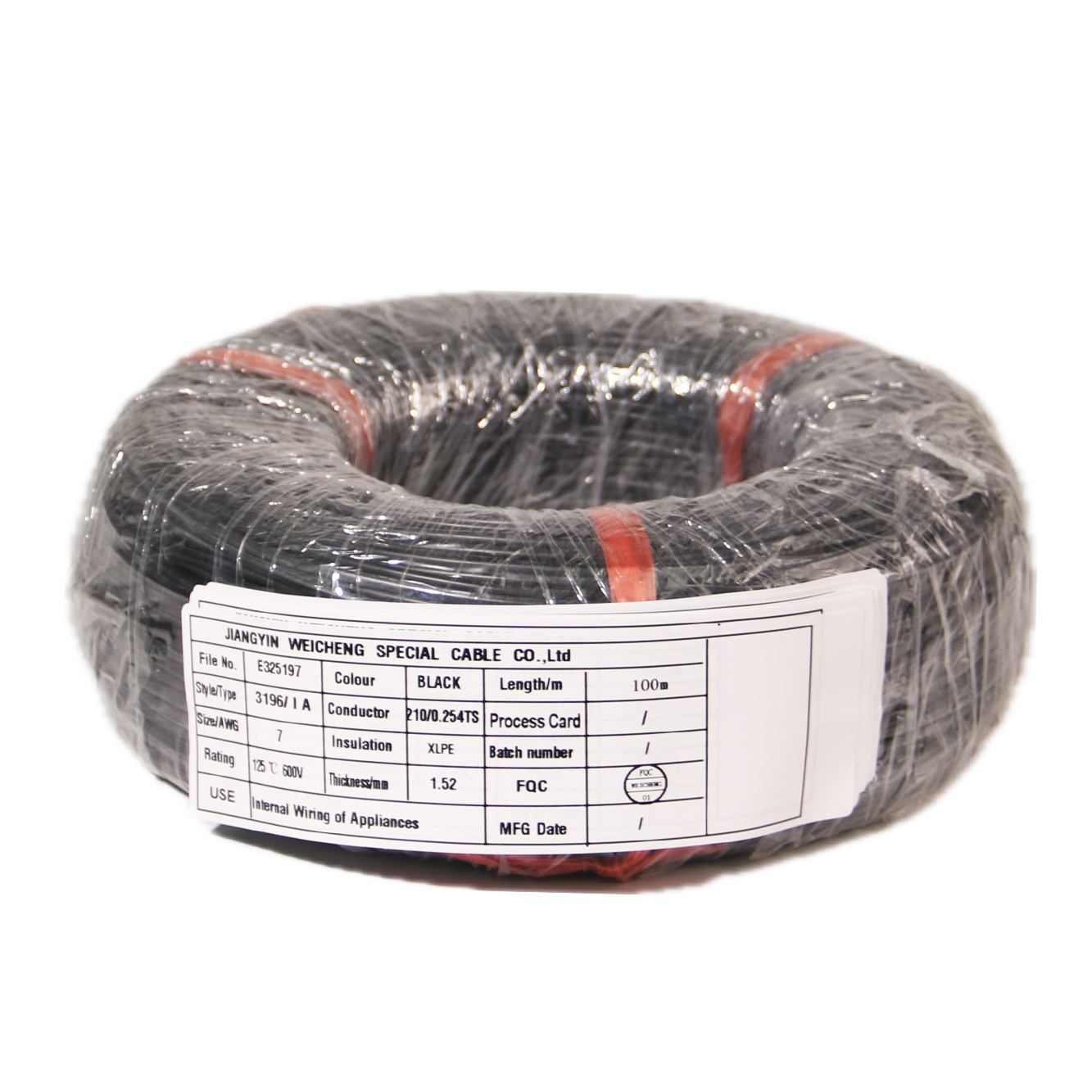 环保单核UL3196电缆 Eco-friendly single-core UL3196 cable