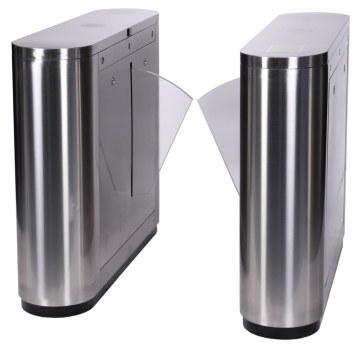 304 stainless Steel Flap Barrier Gate Automatic Turnstile Flap Barrier Manufacturer