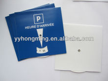 Paper Cardboard Car Parking Disk Parking Disc