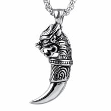 316 Stainless Steel Kirin Pendant, PT SS 004