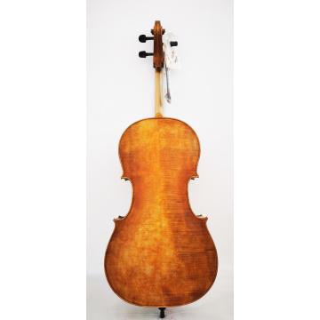 Professionell handarbetad flammad cello