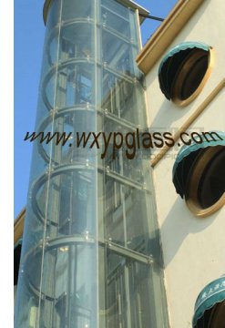 Glass structure building
