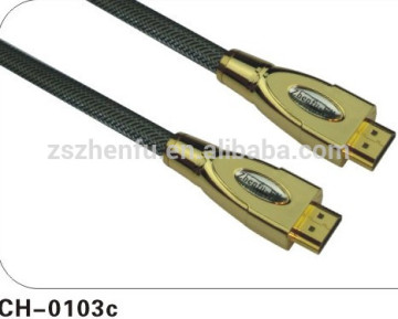 Gold Connector Color and Male-Male Gender HDMI cable