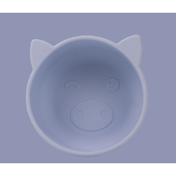 Custom Pig Silicon Bowl Toddler Training Bowls