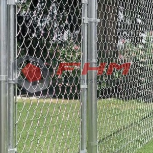 Galvanzied Chain Link Fabric avec trou de 50mm