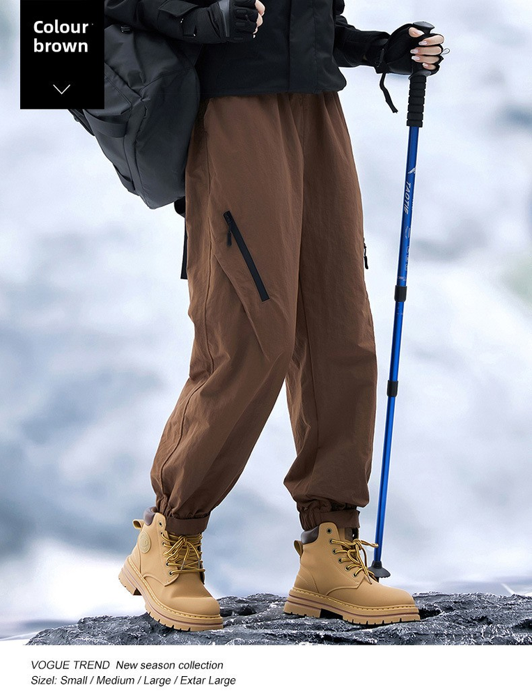 Зимние уличные водонепроницаемые ветрозащитные мужские рабочие брюки Winter Outdoor Waterproof Windproof Men's Work Pants