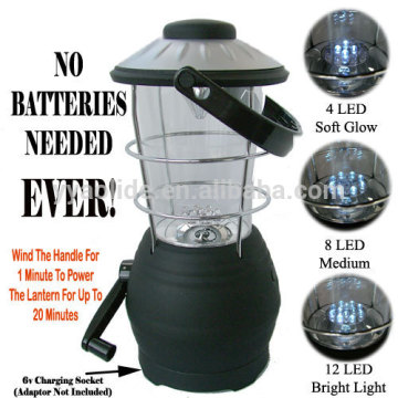 Happy Camper 12 LED Rechargeable Crank Lantern hand crank lantern