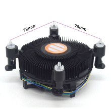 CPU Cooler with DC Fan for LGA 1700 Socket Copper Core Radiator