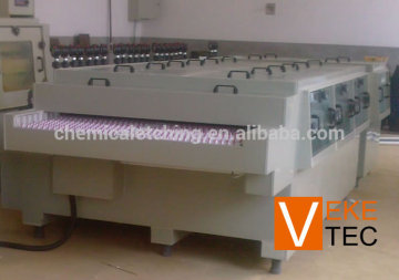 Stainless steel decoration plate etching machine
