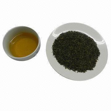 SP Chun Mee Green Tea, Strip is Wiry, Little Straight