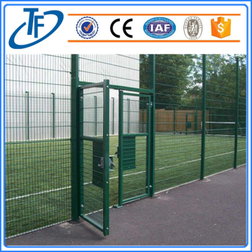 Anti-climb, powder-coated mesh fence & gate