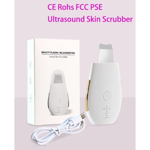 CE Rohs FCC 26000 hertze vibrating Japan PSE scrubber facial skin spatula