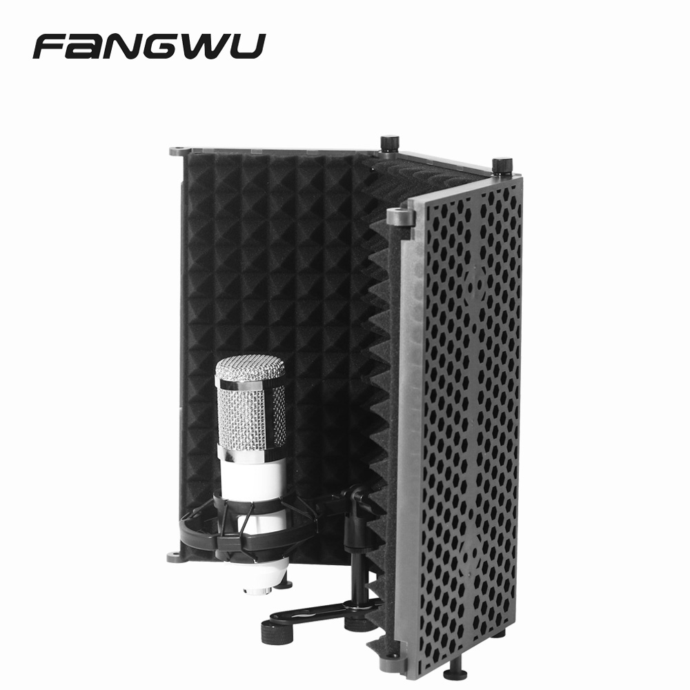 Factory OEM Microphone Acoustic Shield Acoustic Reflection Filter 3 Doors