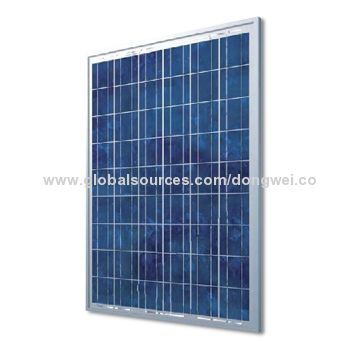 70W polycrystalline solar panel module with 36-piece grade A cell, TUV/CE/ISO 9001 certified