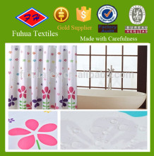 flower printed microfiber fabric /shower curtain fabric