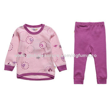 Girls' long sleeved pyjama