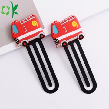 Popular Cartoon Silicone Bookmark for Book