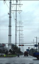 30m115kV Electric Power Pole