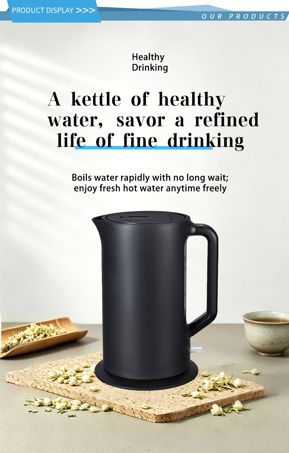 304 غلاية من الفولاذ المقاوم للصدأ FK-2403 1 304 stainless steel kettle FK-2403 1
