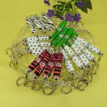 Popular Mini and novelty design with key ring Crystal Fashion Pen