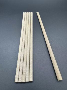 Fully degradable rose pollen straws