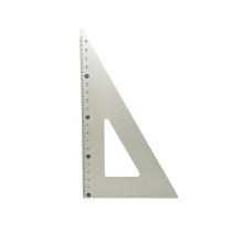 Metric Speed Ruler Aluminum Triangle Measuring Tool - Protractor for Woodworking