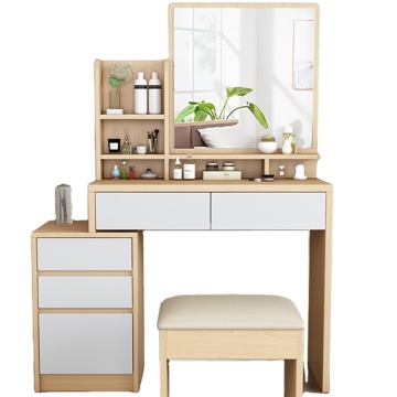 Modern Simple Bedroom Set Wooden Designs mirror furniture dressing table