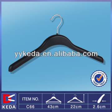 top hanger suit hanger black abs