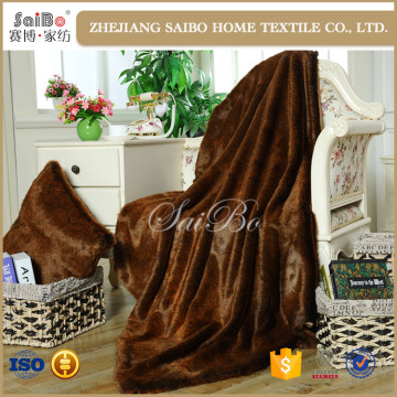 Long Hair synthetic fake fur blanket