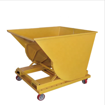 Stainless Steel Tipping Hopper Bins with Spraying