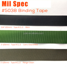 JUDE Webbing Mil-W-5038 Mil-PRF-5038 High Strength PIA Mil Spec Nylon Bias Binding