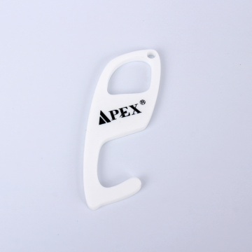 APEXホワイトジャームフリープラスチックドアハンドルオープナー