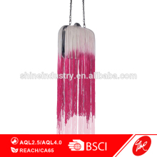 Pink Fringes Chained Clutch Box