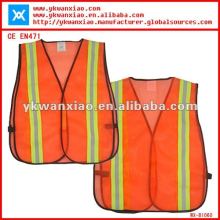 hi class2 orange mesh safety waistcoat