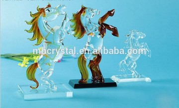 Crystal Glass Horse Figurine MH-D0346